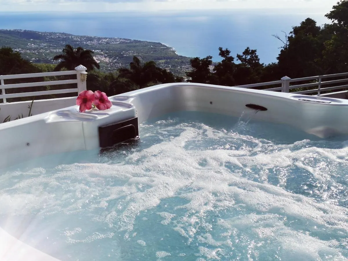 Belavue & Spa Prive, Avec Vue Panoramique Sur Mer, Jardin Creole Paysager, Jacuzzi Prive Bouillante 0*,