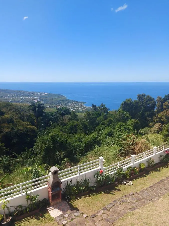 Belavue & Spa Prive, Avec Vue Panoramique Sur Mer, Jardin Creole Paysager, Jacuzzi Prive Bouillante Holiday home