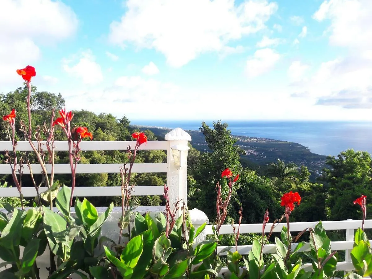 Belavue & Spa Prive, Avec Vue Panoramique Sur Mer, Jardin Creole Paysager, Jacuzzi Prive Bouillante Guadeloupe